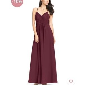 Azazie Cabernet Haleigh Dress